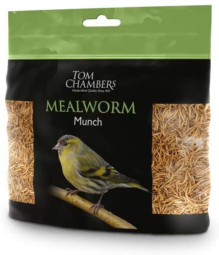 Tom Chambers Mealworm Munch Bird Food - 100g