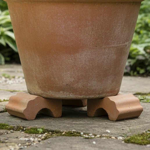 Woodlodge Small Terracotta Plant Pot Feet - Pack of 3 - Image 2