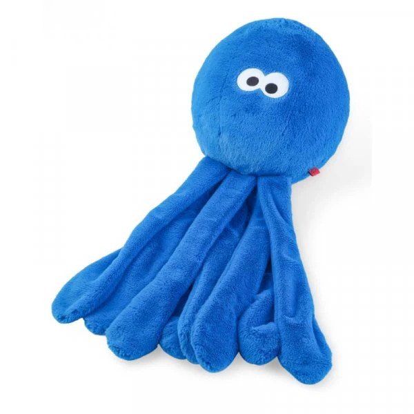 Large Squeaky Octopus Dog Toy Blue - Image 2