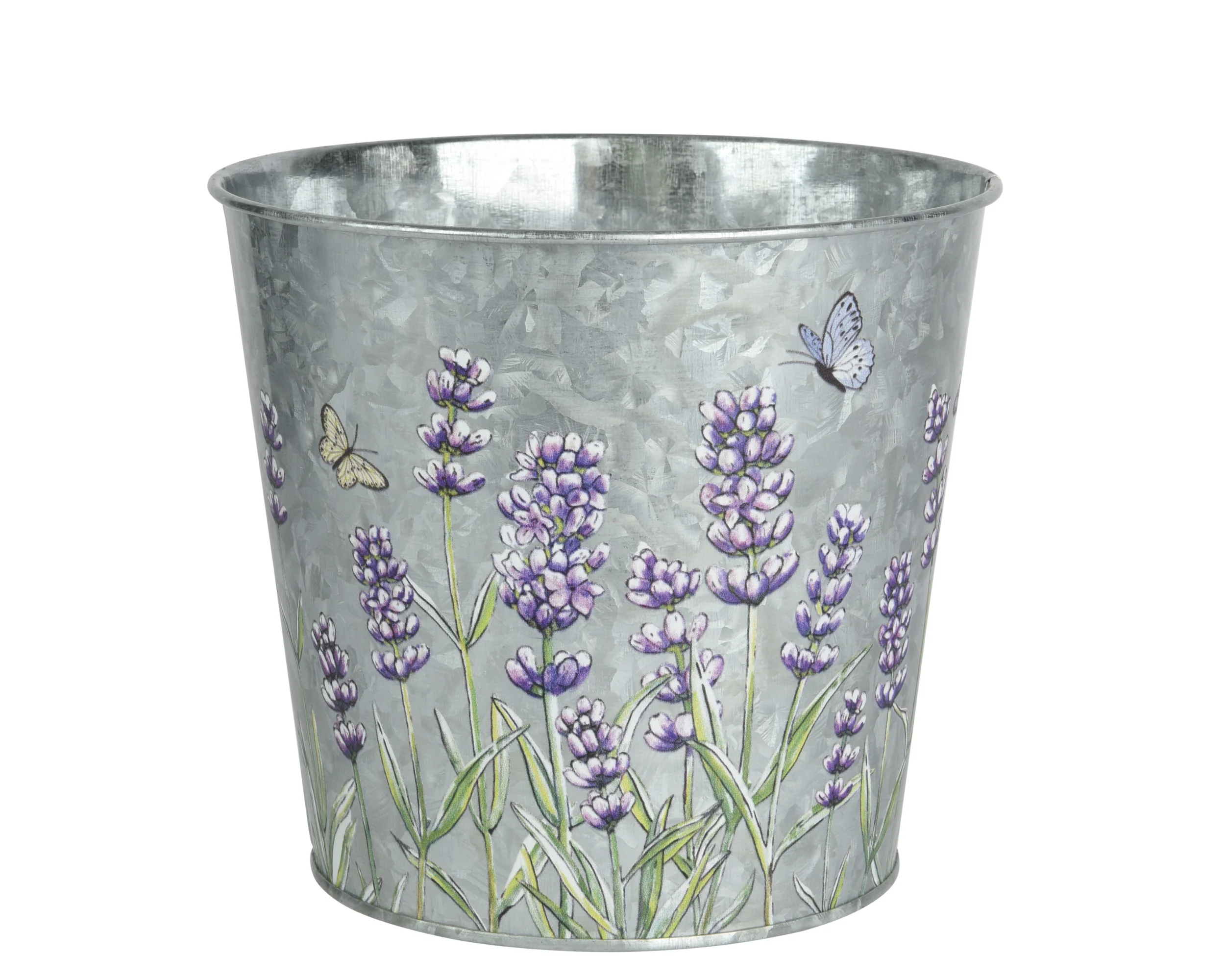 Zinc Metal Lavender Planter 11.5cm